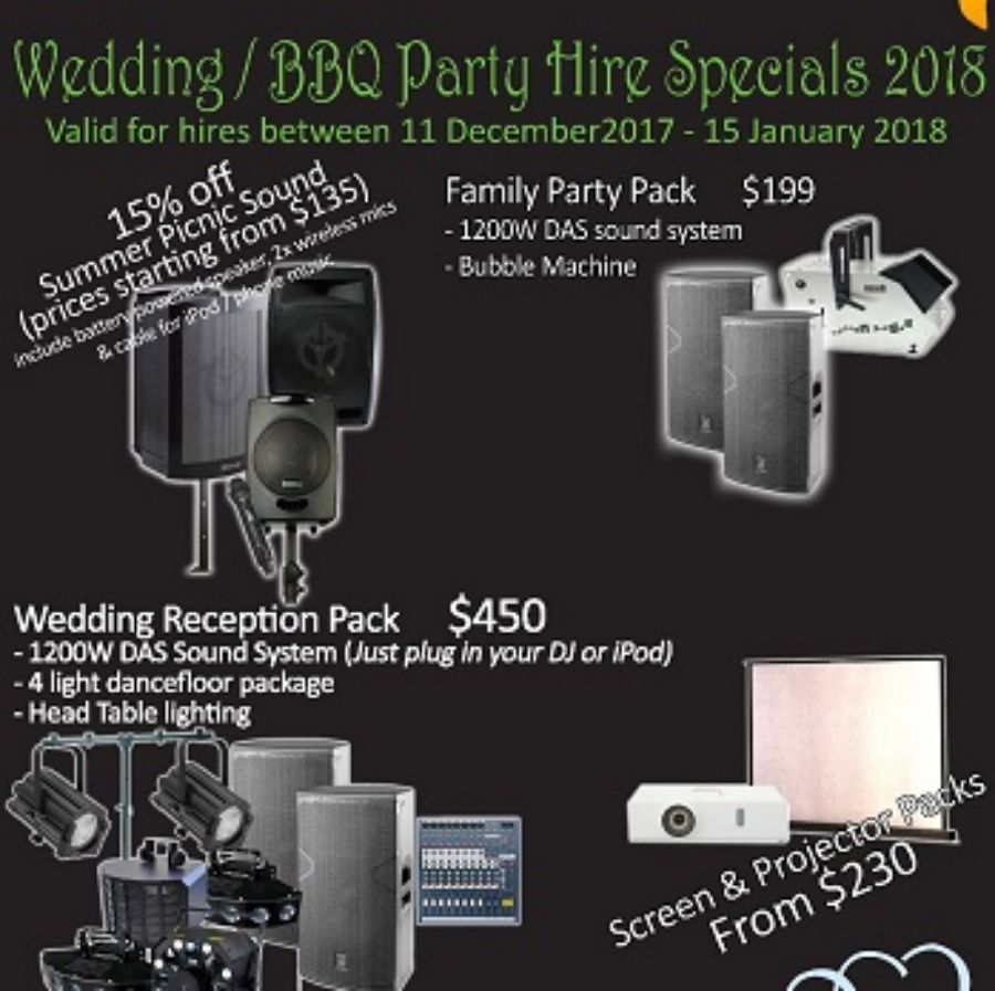 Wedding Party Hire Specials